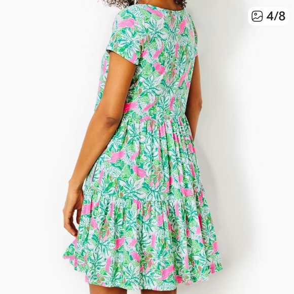 Lily Pulitzer Geanna Just Wing It Tiered Dress - Picture 2 of 8